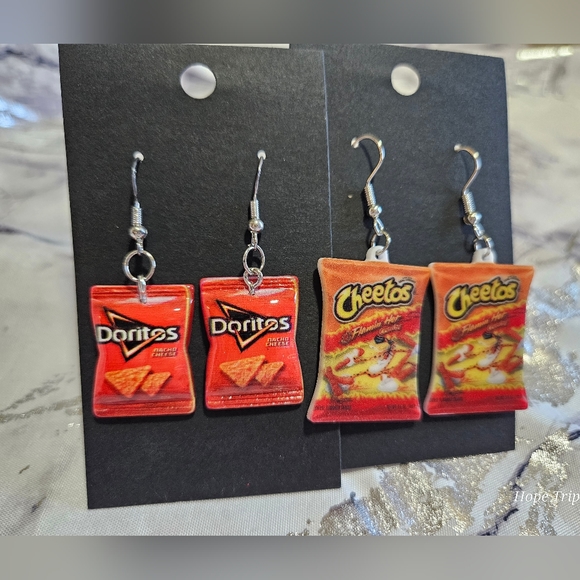 Jewelry - ✨️Doritos/Hot Cheetos Earring Bundle✨️